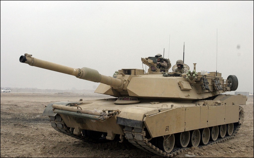 1280px M1A1 Abrams Tank in Camp Fallujah