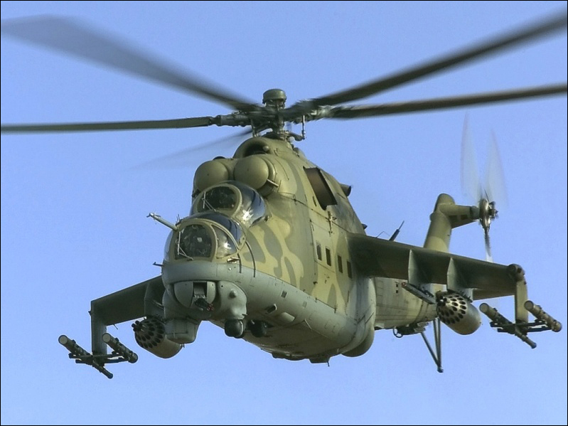 Mi 24 flown by ATEC at Roving Sands 2000